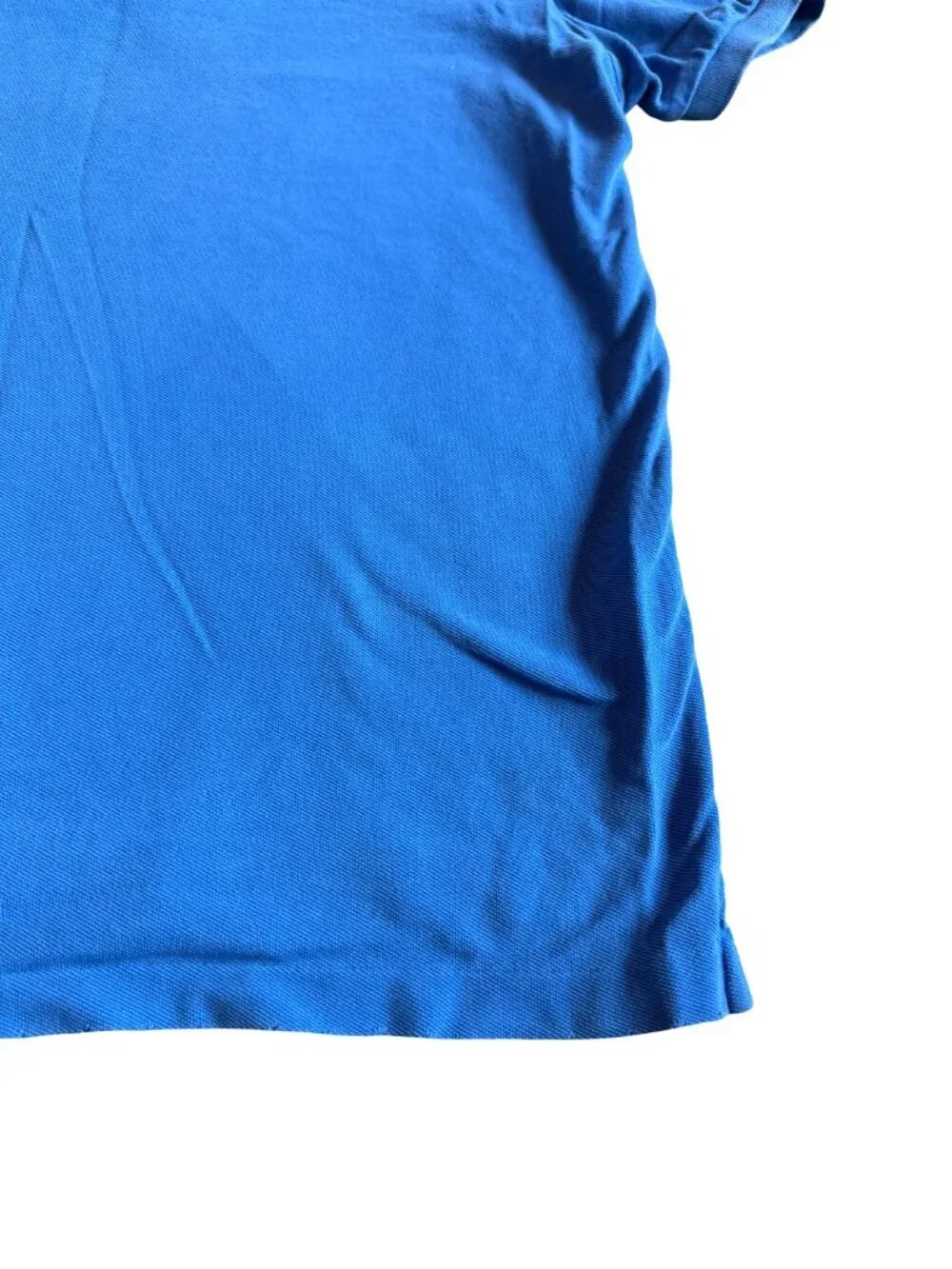 Ralph Lauren Rugby Blue Short Sleeve Polo Shirt Logo 100% Cotton Size XL Men's